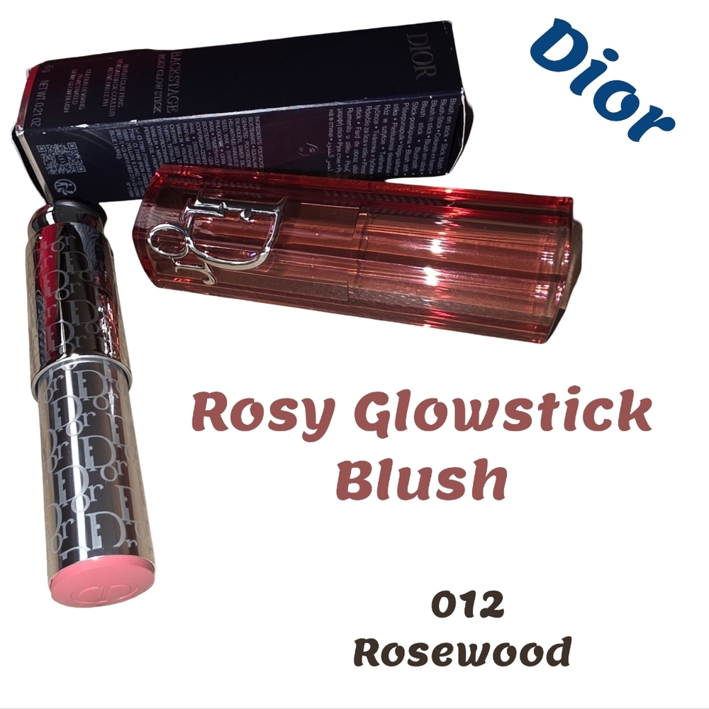 DIOR Backstage Rosy Glow Blush Stick In #012 Rosewood NEW